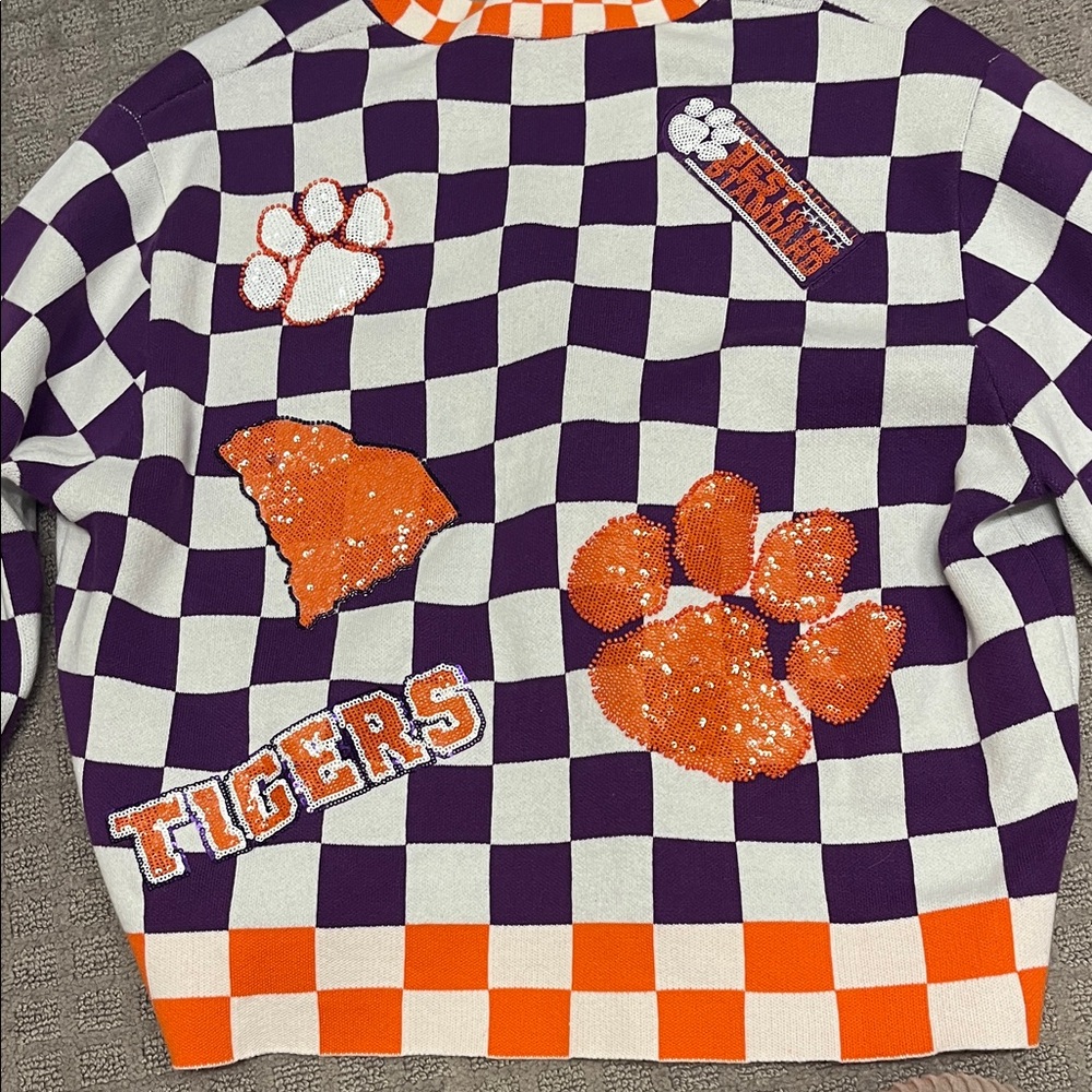 QUEEN OF SPARKLES One of a Kind Clemson set! - Picture 8 of 8